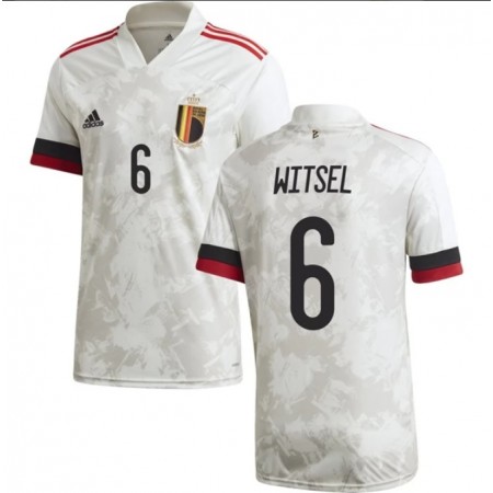 Tenue Belgique Witsel 6 Exterieur Euro 2020 Maillot de Foot
